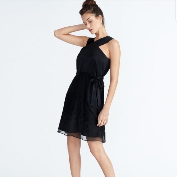 NWT Rachel Roy Ophelia Star-Printed A-line Dress - Picture 3 of 13